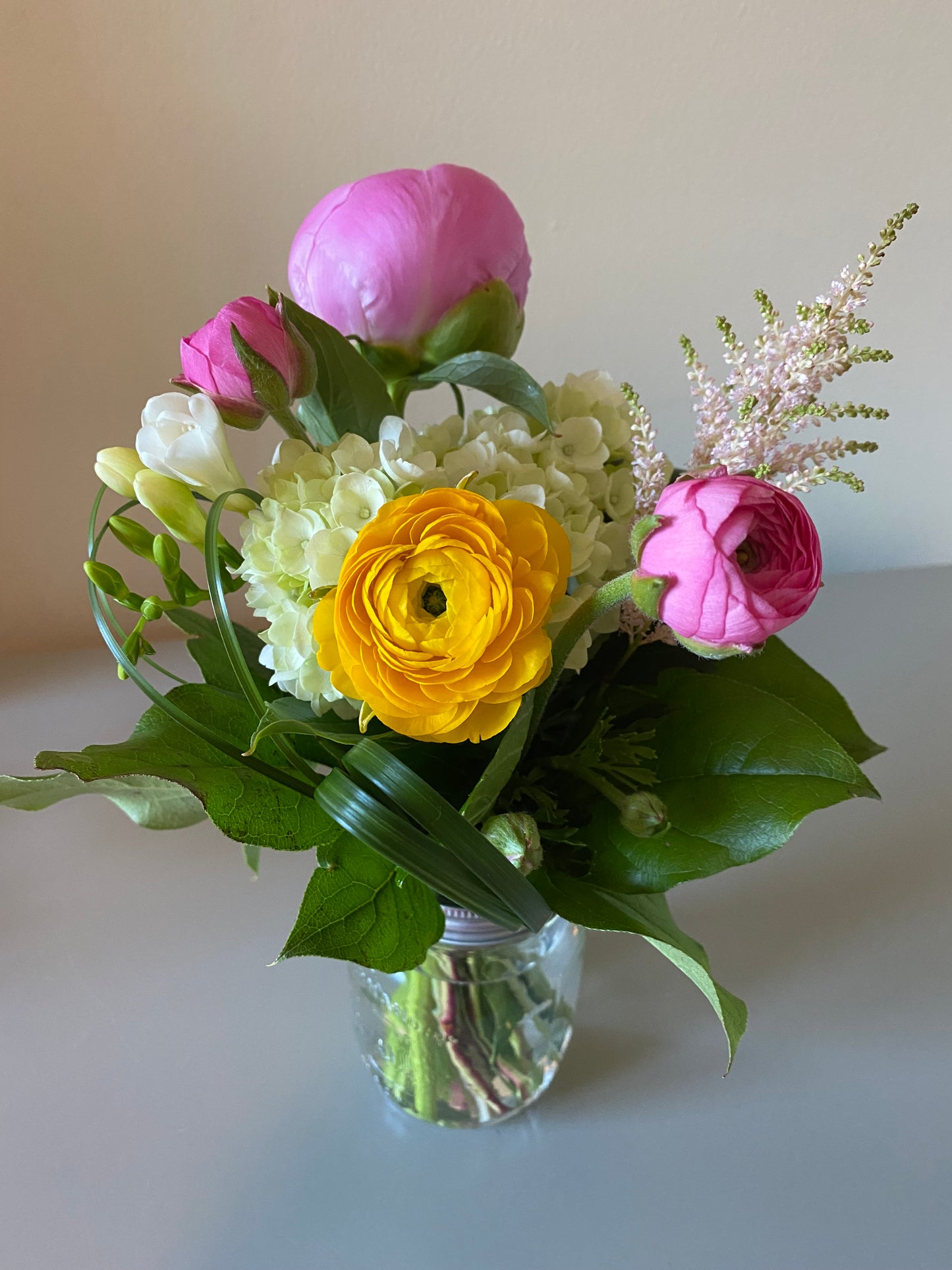 Mason Jar Arrangement